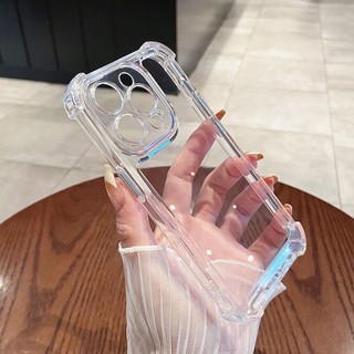 简约高级感适用苹果15手机壳iphone13/14透明14pro全包max防摔16promax硅胶11/12男x/xr/7/8plus气囊15promax