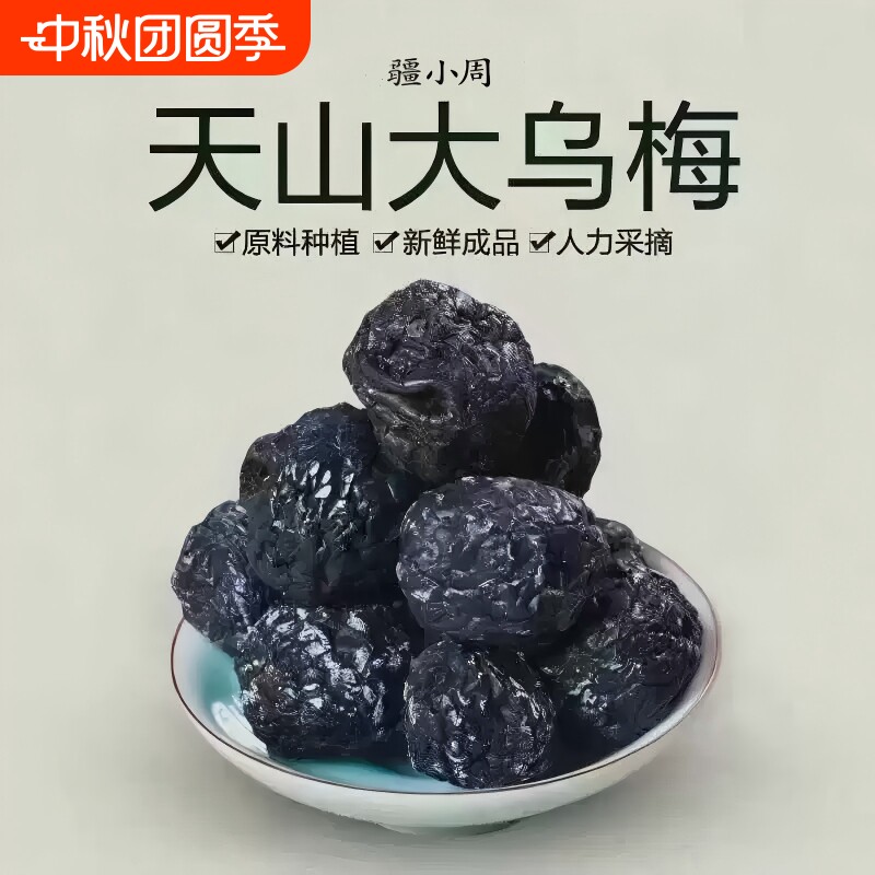 正宗新疆特产天山大乌梅乌梅干果脯新鲜蜜饯500g休闲零食乌梅青梅