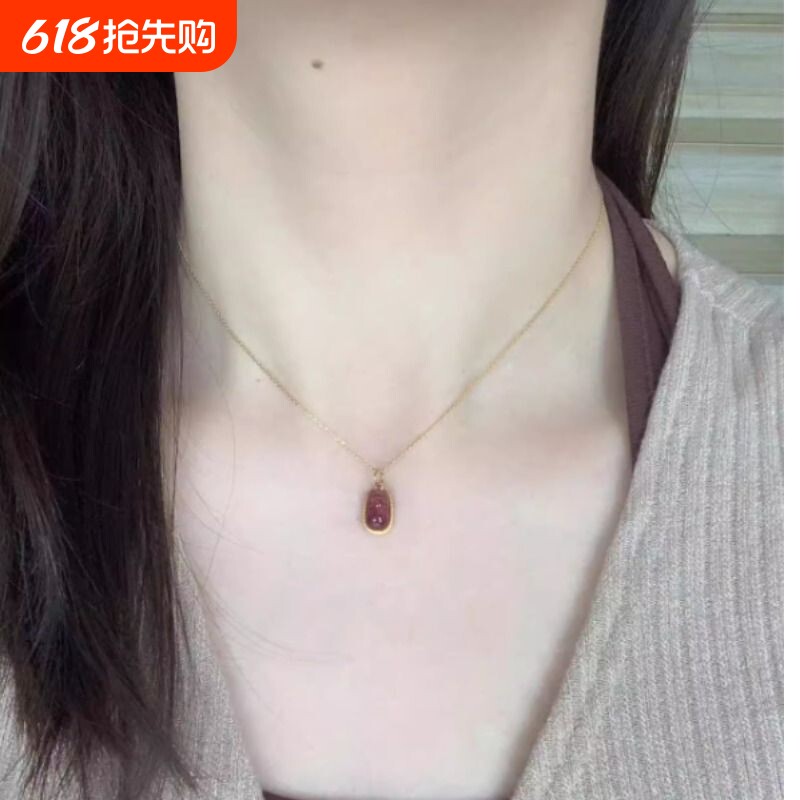 小红书同款仿和田玉貔貅项链轻奢时尚潮流百搭锁骨链礼物招财钛钢