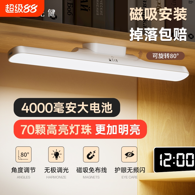 2025新款台灯儿童学习专用护眼灯磁吸灯大学生宿舍书桌阅读酷毙灯