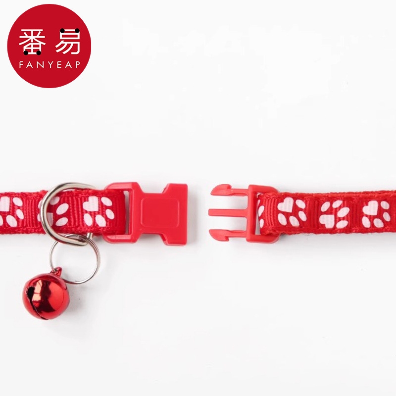 宠物项圈/铃铛AA1sn0-狗猫咪和风日式脖子吊坠可爱装饰品围脖颈