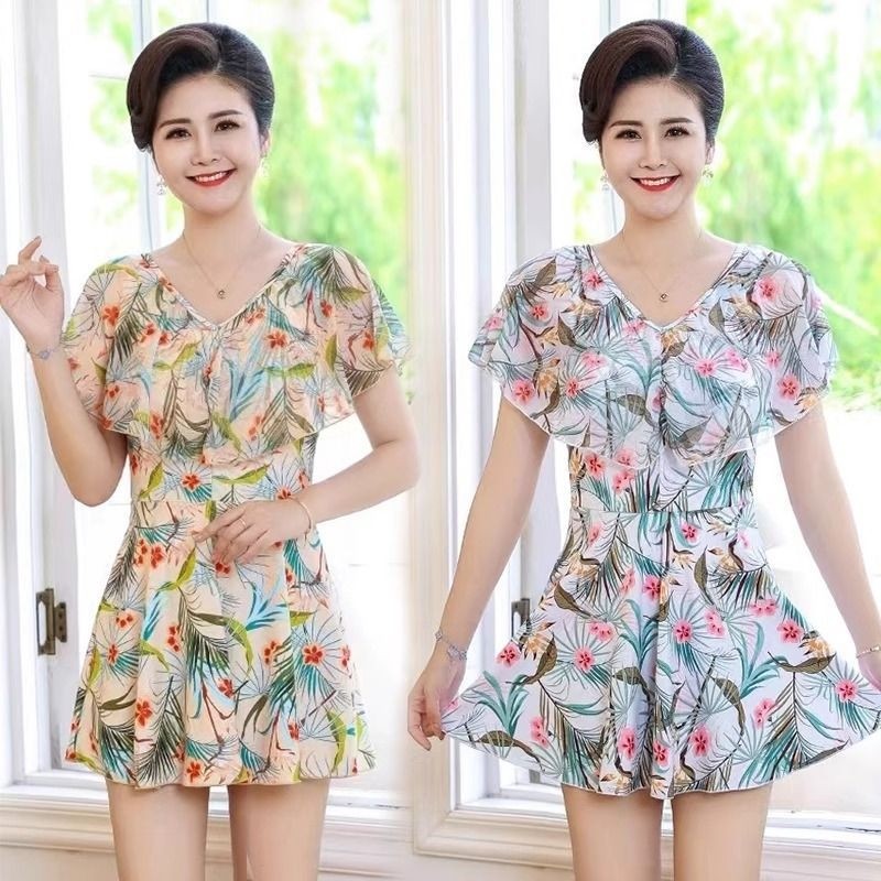 泳衣女款新款爆款连体女士高级感遮肚显瘦大码裙式泡温泉泳装