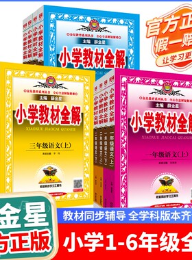 小学教材全解2025新版任选薛金星