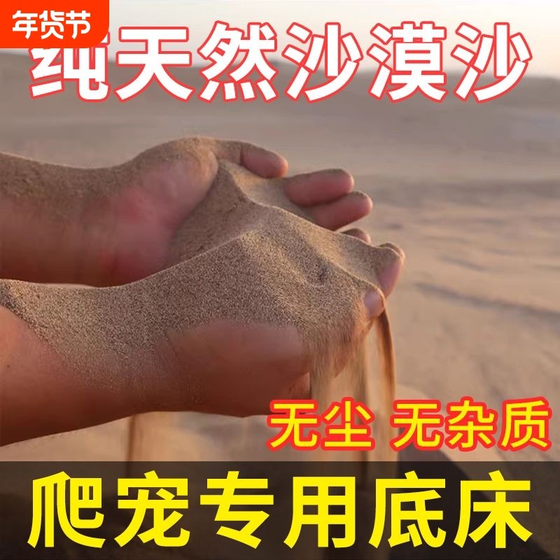 天然沙漠细沙儿童宝宝玩具沙仓鼠浴沙宠物沙乌龟宠物鱼缸沙子颗粒