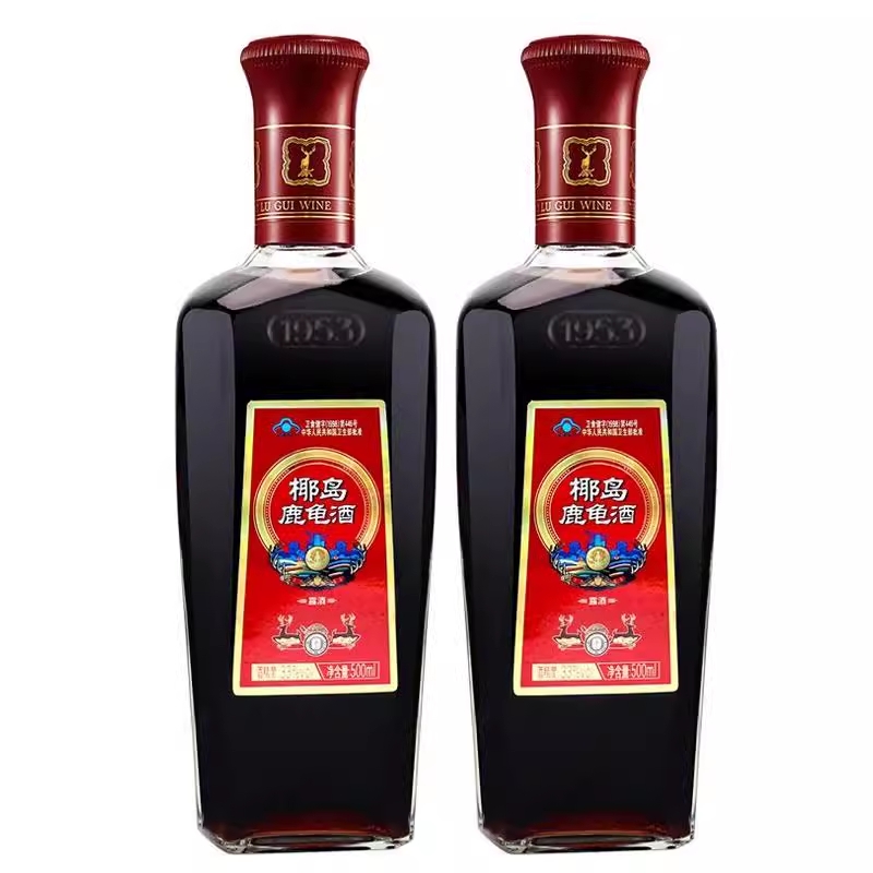 33度海南椰岛鹿龟酒500ml