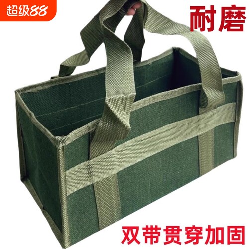 帆布工具包耐磨大容量五金工具收纳包木工电工手提劳保包结实提包