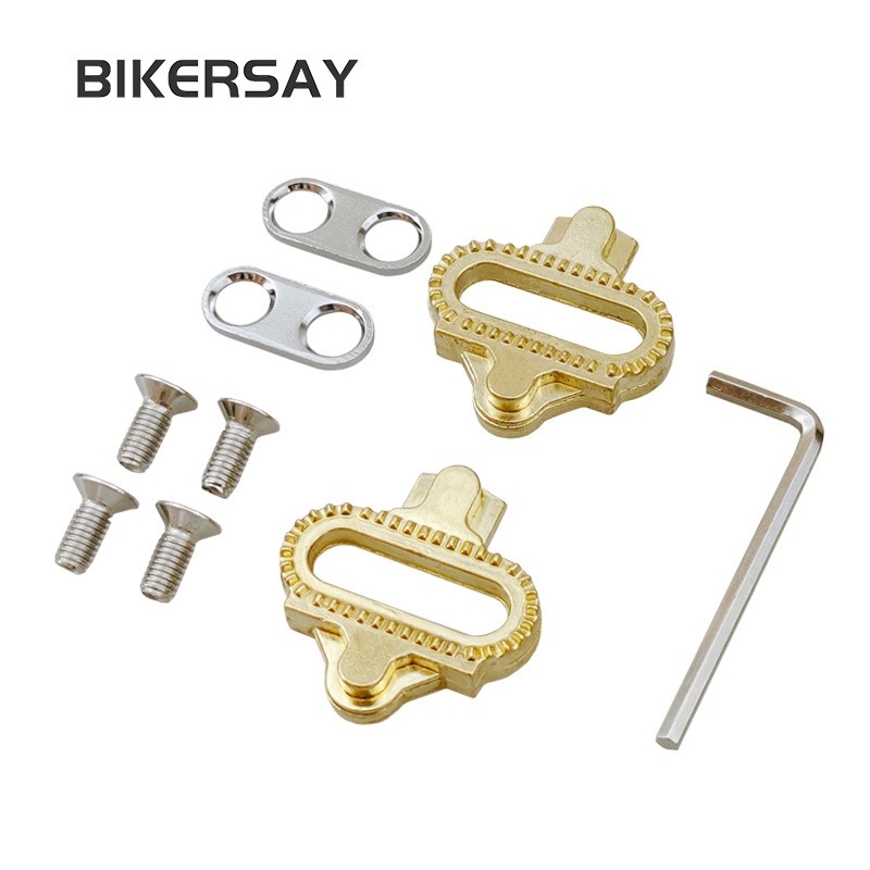 山地车锁鞋锁片SH51/56自行车骑行鞋锁片铜制锁鞋配件SPD锁