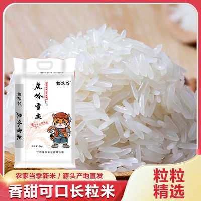 10斤长粒香丝苗米大米籼米虎岭稻香米好试吃米饭当季源头米业袋装