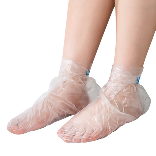 一次性脚套加厚脚膜套足膜套塑料袜套试鞋套足套防干裂套脚袋手膜