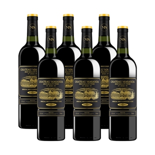 玛莎诺娅骑士古堡半甜型红酒6瓶12度750ml葡萄酒赤霞珠梅洛