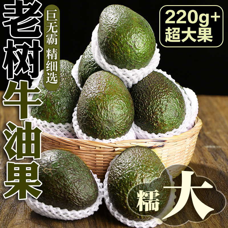 超级巨无霸哈斯牛油果新鲜水果当季整箱包邮一级鳄梨进口秘鲁辅食