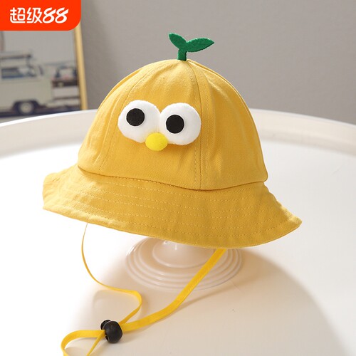 薄款纯棉可爱风韩版遮阳儿童帽子