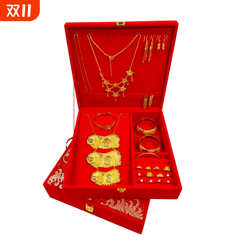 首饰盒大号手镯项链戒指收纳盒