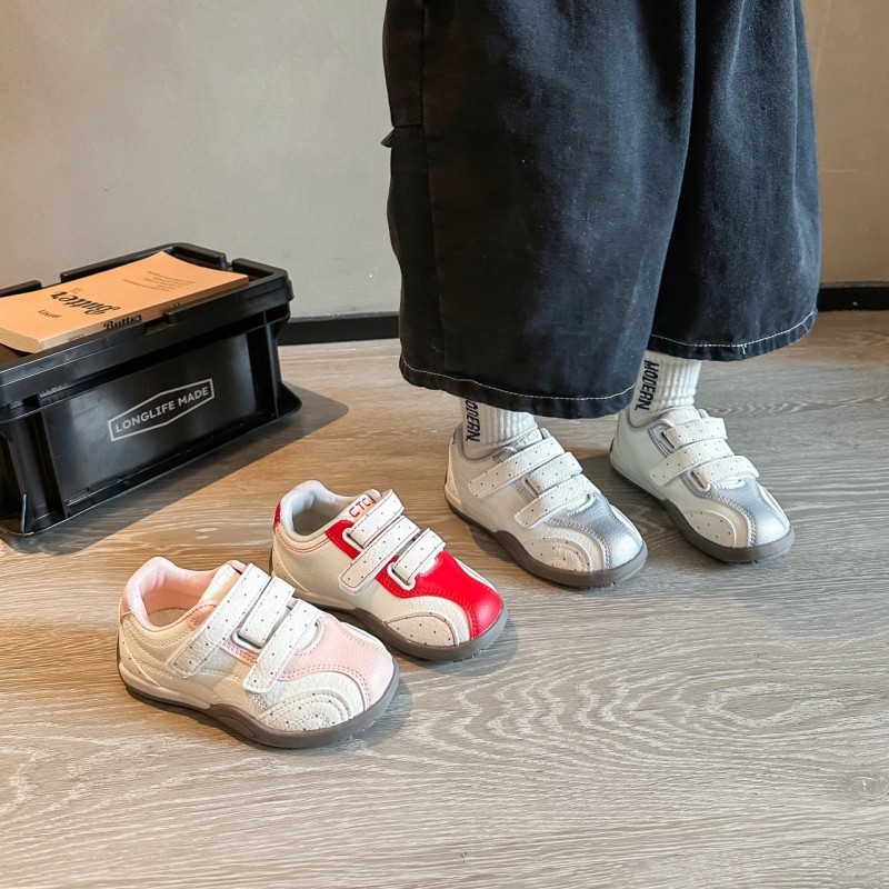 儿童复古红色德训鞋2026春季新款女童运动鞋休闲百搭平底德训鞋,童鞋/婴儿鞋/亲子鞋,运动鞋,淘宝优惠券,粉丝福利购,淘宝优惠卷