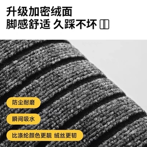 地垫入户门垫门口进门家用吸水防滑耐脏垫子加厚高级感大门口脚垫
