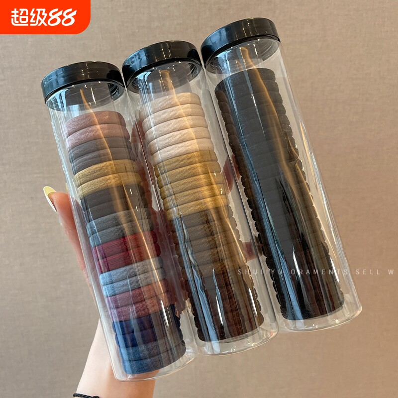 发圈高弹力皮筋成人扎头发加粗发绳女韩国简约头绳饰品耐用韩版