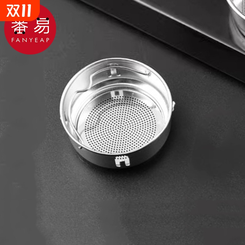 保温杯过滤网AC1sn0-茶漏茶滤不锈钢家用玻璃杯配件外带茶网隔