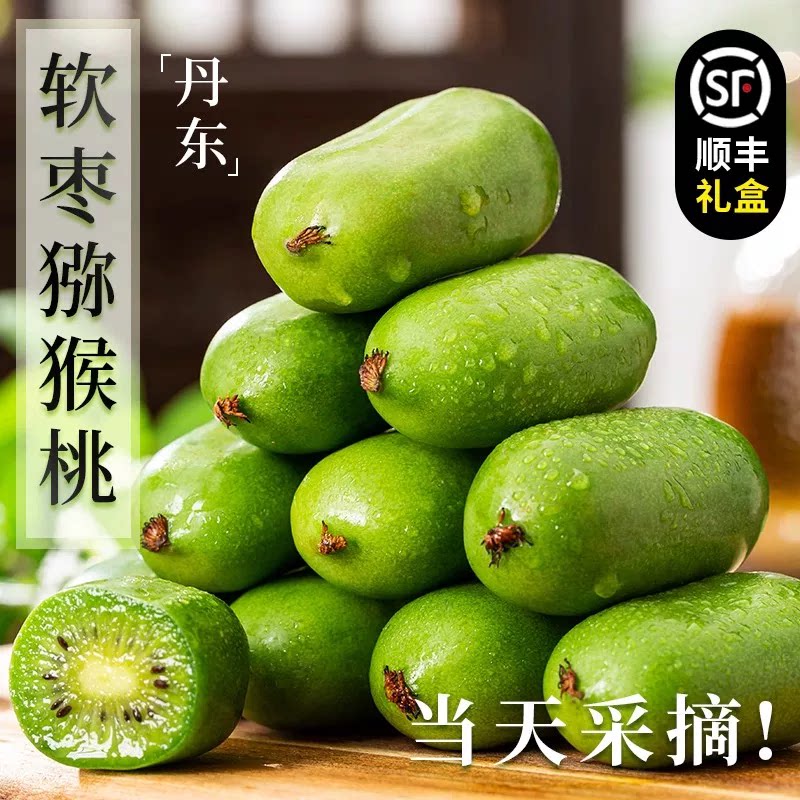 丹东软枣猕猴桃水果鲜果东北野生软枣子迷你奇异莓顺丰包邮送礼3