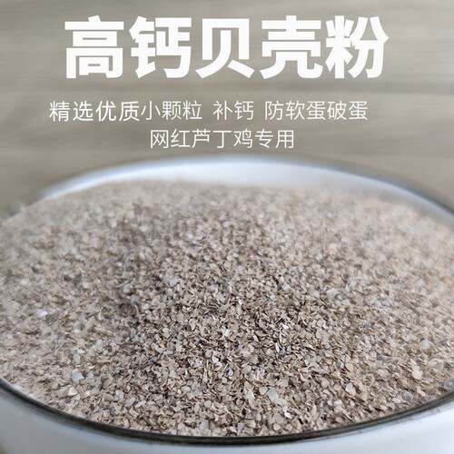 天然贝壳粉喂鸡用鸽子补钙