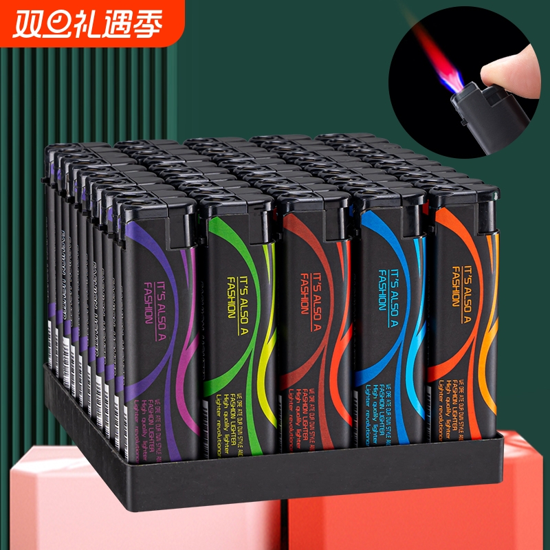 防风直冲图案一次性打火机防爆个性高档便利店批发火机家用点火