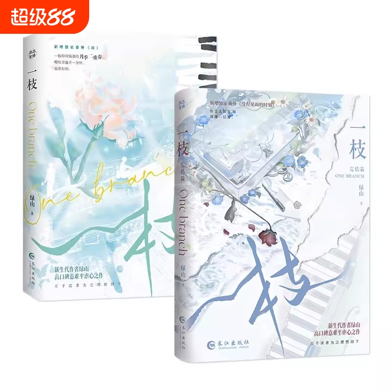 一枝完结版全2册小说实体书 新生代作者绿山高口碑意难平虐心之作BE美学青春小说 温柔年上·易青巍vs纯粹美好·宋野枝 新增番外