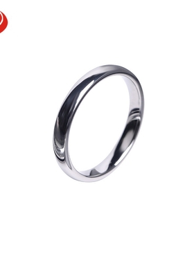 现货钨金ins男士戒指光面百搭素圈钨钢情侣对戒简约指环尾戒批发