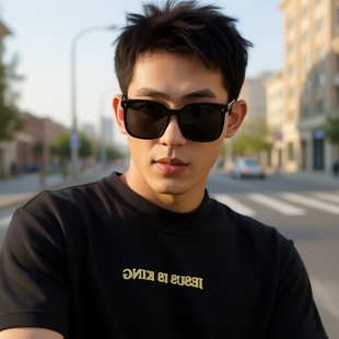 墨镜男款 圆脸 高级感开车专用眼镜防紫外线偏光太阳镜女士2025新款