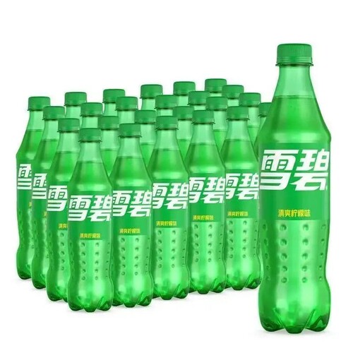 可口可乐雪碧500ml*24瓶碳酸饮料汽水批发特惠现货包邮柠檬瓶装