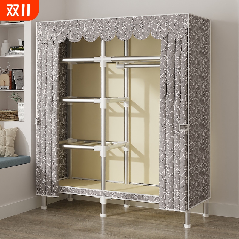全钢组装简易衣柜|超6000次加购