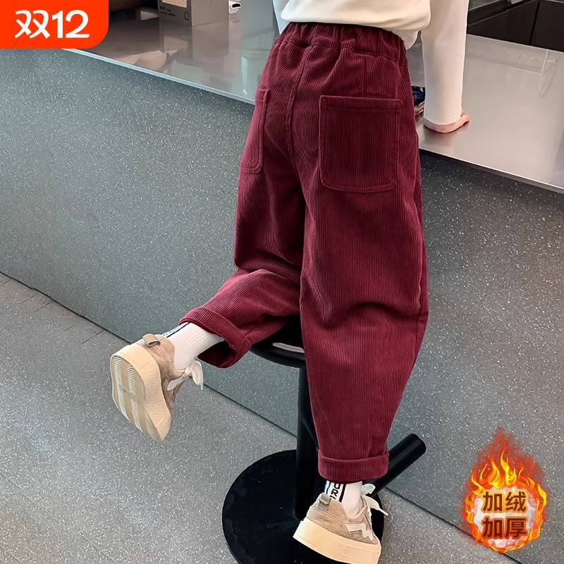 【厂牌推荐】儿童灯芯绒休闲裤子