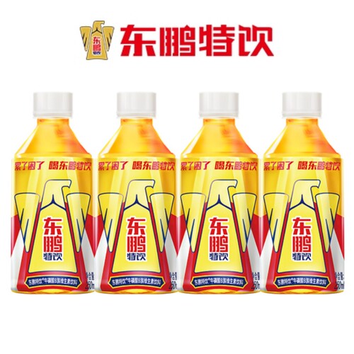 东鹏特饮维生素功能性饮料250ml*4瓶牛磺酸能量饮品提神抗疲劳