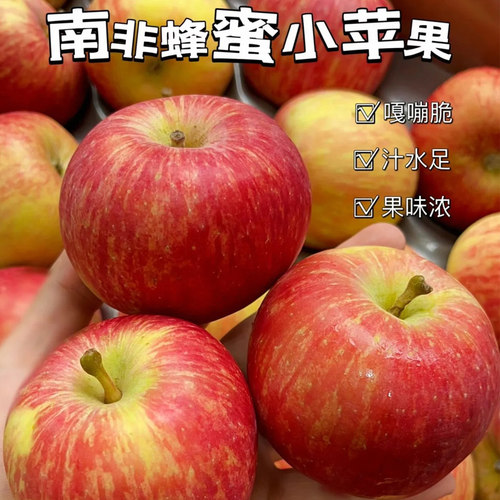 南非蜂蜜小苹果当季进口新鲜水果脆甜嘎啦富士红冰糖苹果整箱糖心