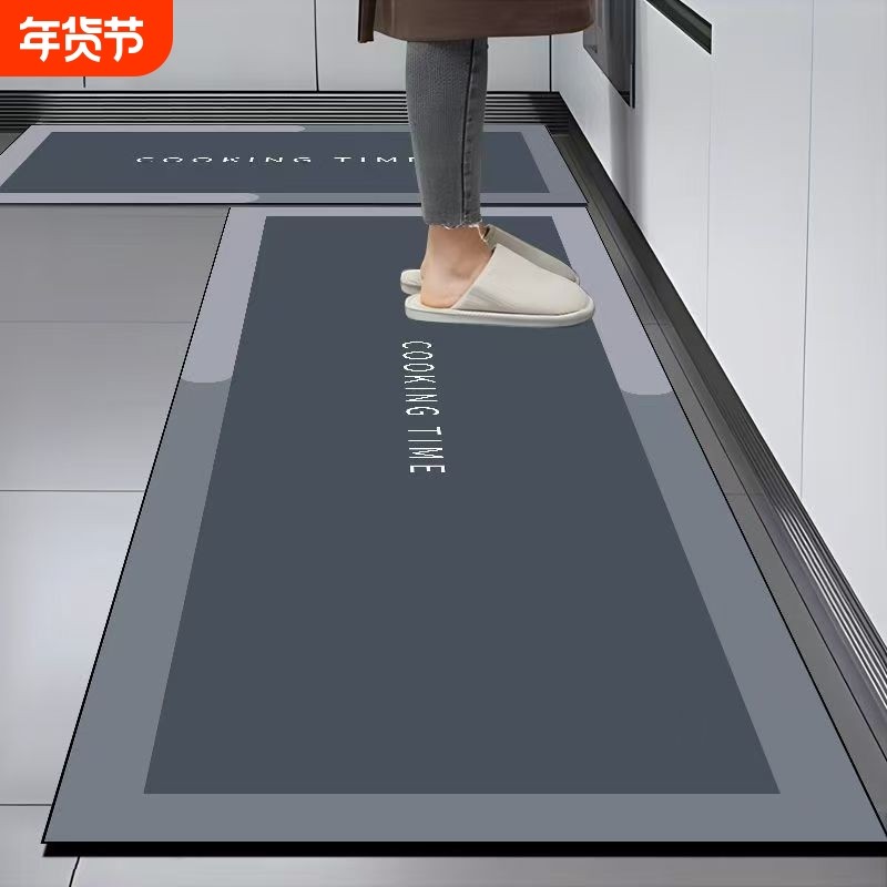 硅藻泥厨房地垫防滑防油吸水垫家用免洗可擦吸水地毯耐脏脚垫防水,居家布艺,厨房地垫,淘宝优惠券,粉丝福利购,淘宝优惠卷