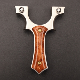 新款 不锈钢户外扁皮筋9025黄色小牛弹弓快压夹片精准金属