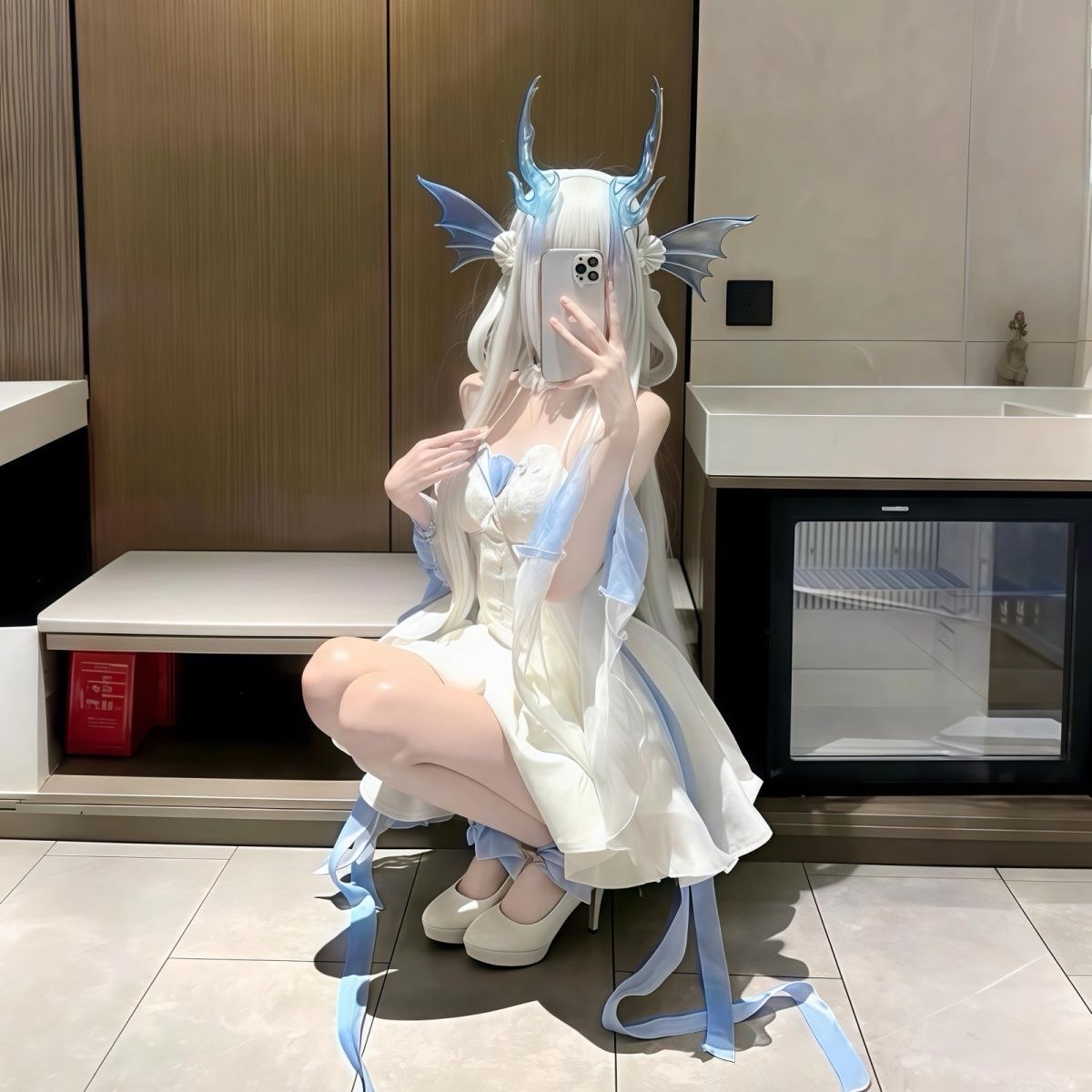 王者荣耀西施归之若水高定cos服