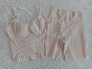 美容院伊温云感衣羽感裤套装长文胸薄全罩杯身材管理器内衣收副乳