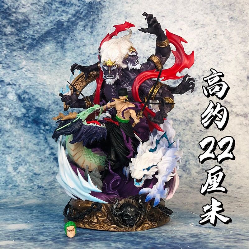 航海海贼LX索隆地狱之阎魔手办模型雕像男生礼物潮玩摆件