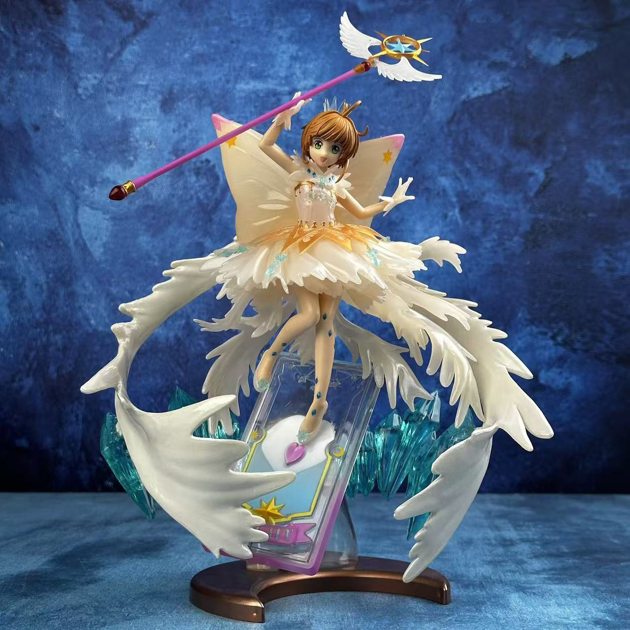 新品国产樱百变小樱透明牌篇木之本樱美少女手办桌面摆件礼物