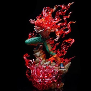 火影忍者手办八门迈特凯STUDIO十年百忍夜凯模型动漫周边雕像摆件