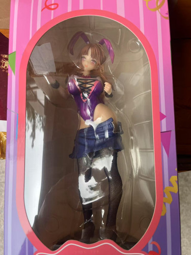 新品国产优质米奇王黑葛原兔咲兔女郎黑丝真丝袜百褶裙美少女手办