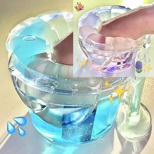 网红童仔同款三井泉假水史莱姆抱抱奶高配假水玩具泥液态双层高清