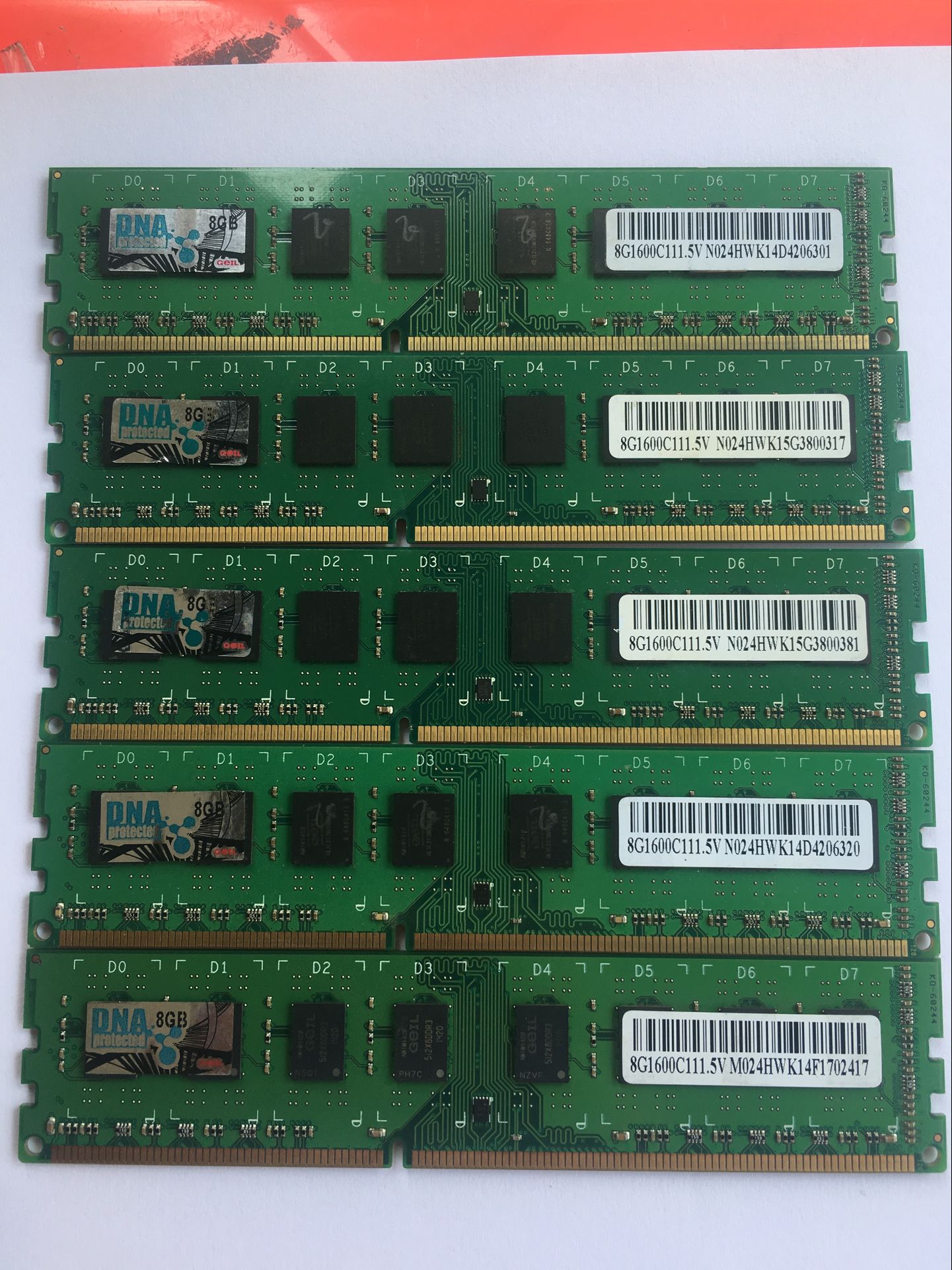 GELI/金邦8G DDR3 1333 1600二手内存条 全国联保 还有2G 4G 8G