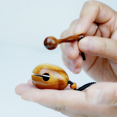 加功德木鱼钥匙扣巴西大橄榄核