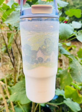 硅胶杯套bigcar奥威尔景观880ml大容量提手保温杯8cm耐磨保护套