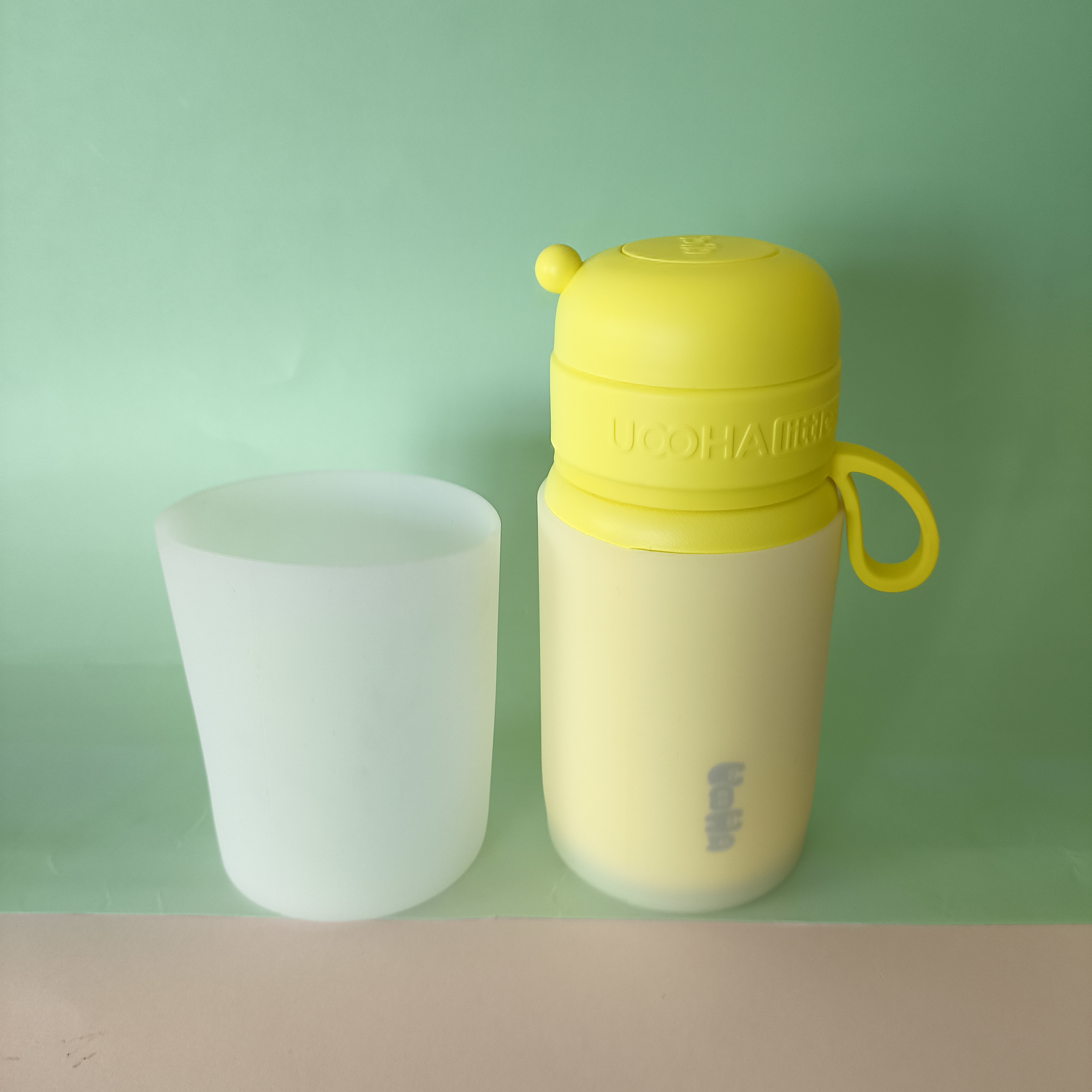 硅胶杯套悠哈Uooha保温杯保护套