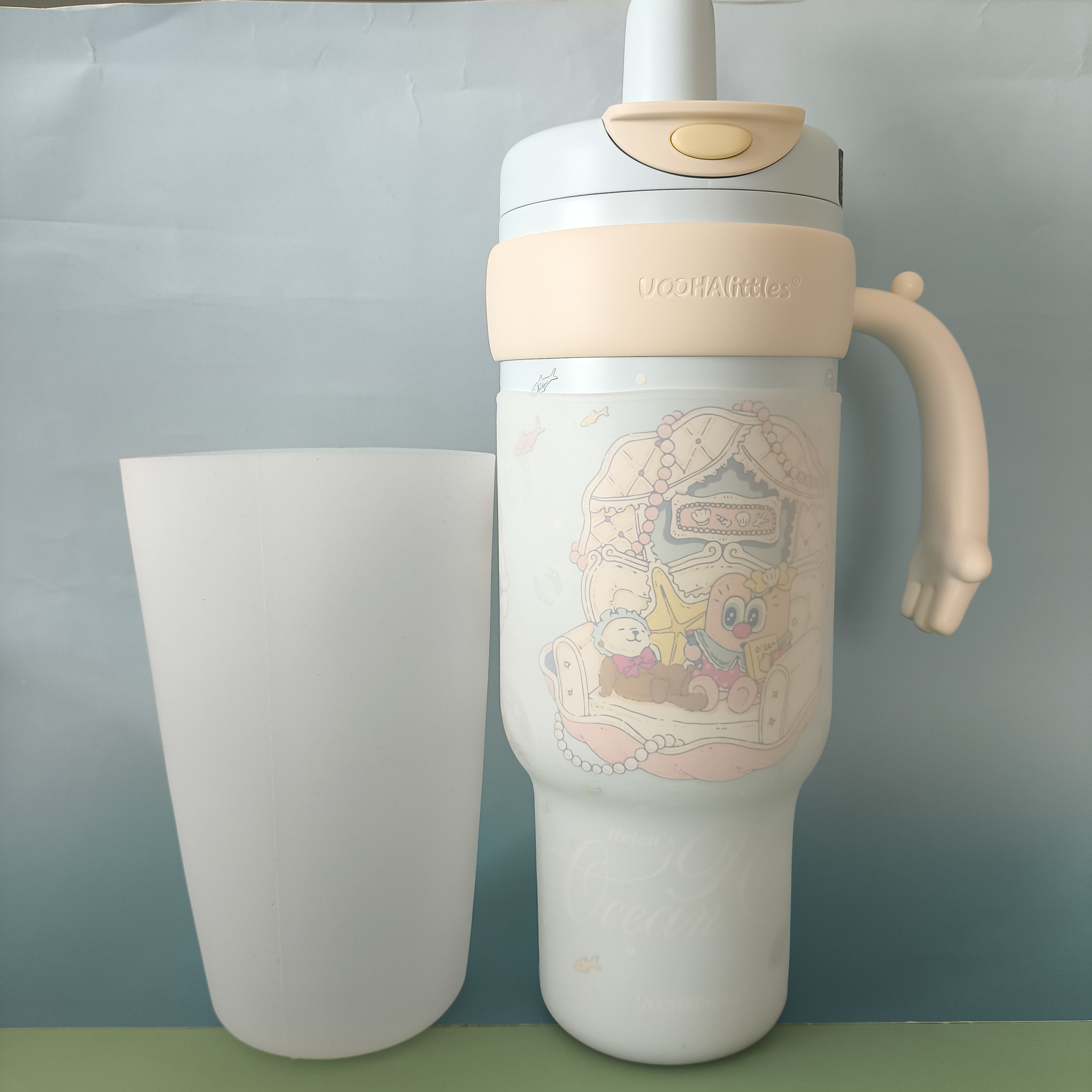 硅胶杯套悠哈水杯保护套uooha