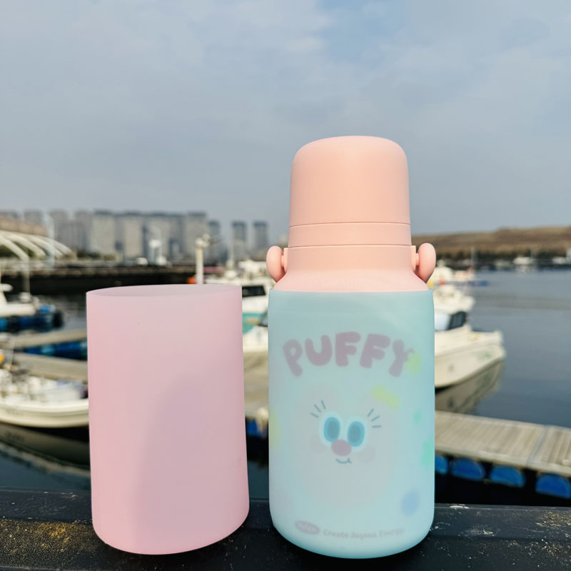悠悠桶杯垫全包透明悠哈保温杯图片