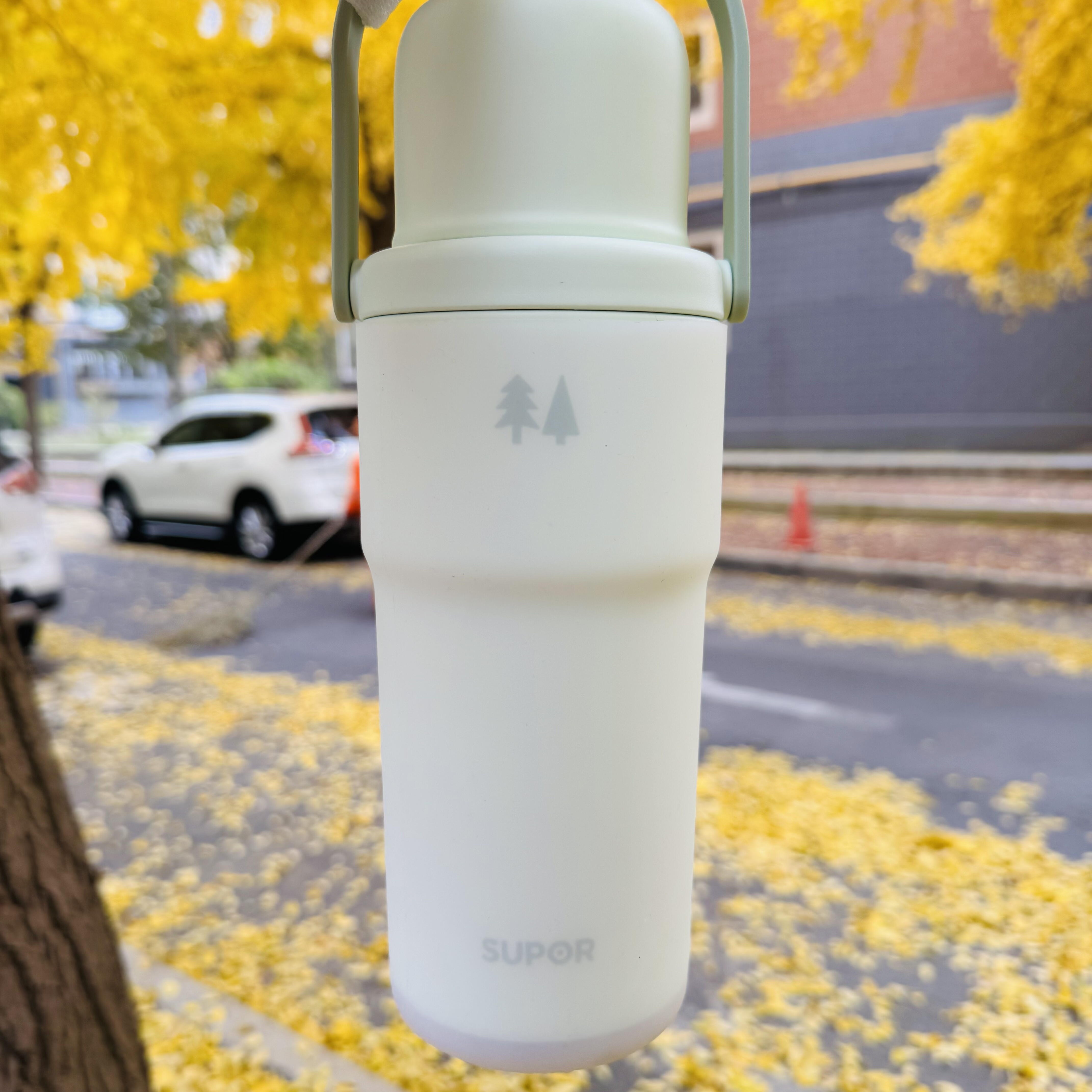 硅胶杯套苏泊尔保温杯保护套