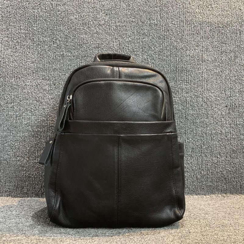 背包韩版时尚真皮双肩背包韩版百搭头层牛皮男女通用大容量背包