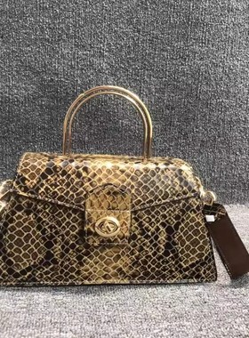 尾货捡漏处理~~真皮女包韩版百搭头层牛皮手提单肩定型锁扣凯利包